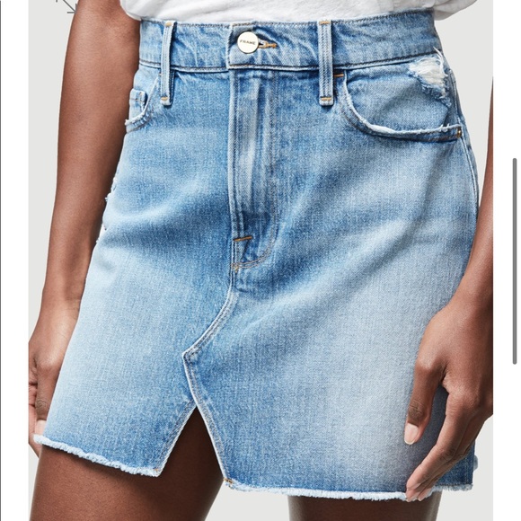 NWT Le Mini Skirt Split Front (in macey) - Picture 1 of 5